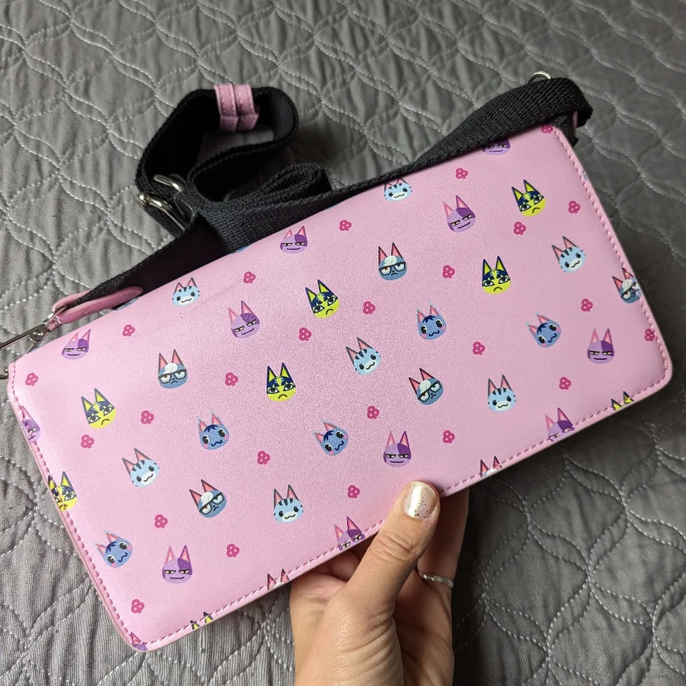 Nintendo Switch carrying bag Animal Crossings Cats Messenger New without tag